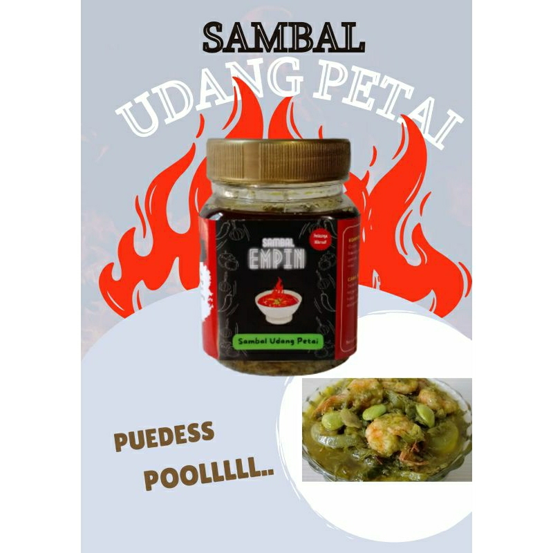 

Sambal udang Petai Cabe ijo 150 gram Khas Minang