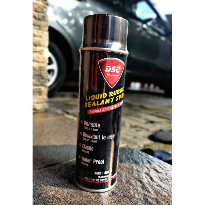 DSC Spray Waterproof Pelapis Anti Bocor , Anti Karat , Anti Korosi , Peredam Mobil 500ml