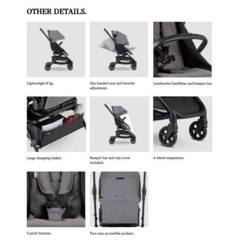 (BEST SELLER) EASYWALKER MINI BUGGY TURN STROLLER - STROLLER BAYI (Easy Walker) KOREAN VERSION / newborn stroller sampai 22kg / autofold / stroller travelling / original / compact / berputar 360 derajat / stroller 2 arah / hadap luar / hadap orangtua