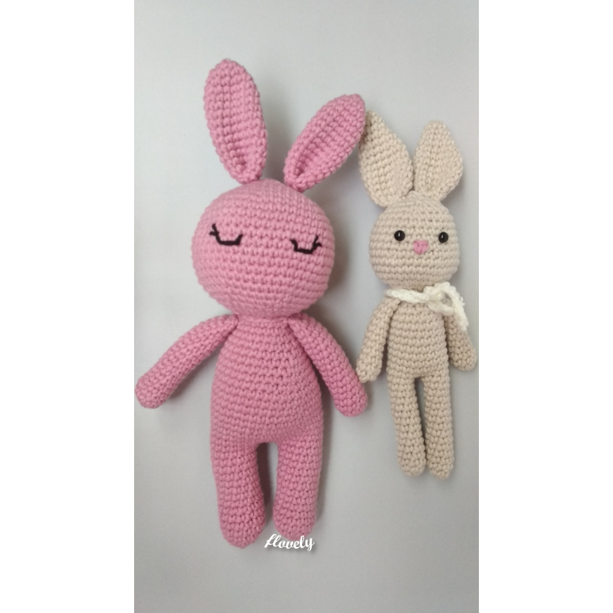 Bunny Crochet Doll | Boneka Rajut Kelinci | Boneka Rajut Bunny | Amigurumi Kelinci