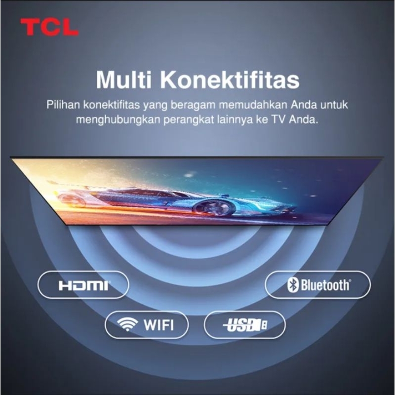 TV TCL 40A9 40&quot; FHD HDR10 Android 11 Dolby Audio Google play store youtube Garansi Resmi