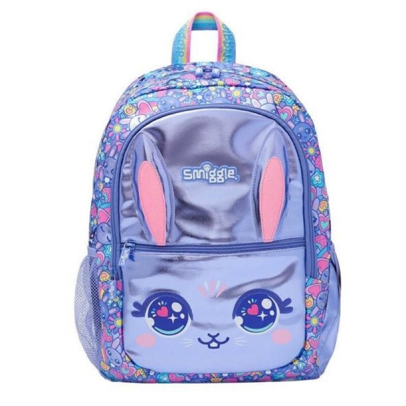 Smiggle bunny budz backpack ransel anak