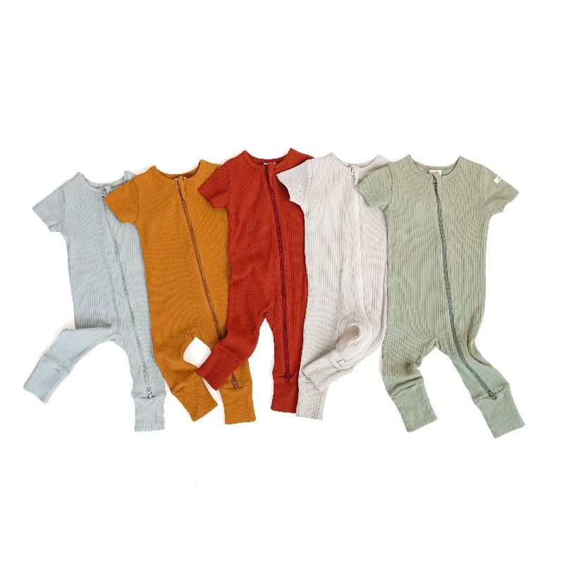 BOHOPANNA - SHORT SLEEPSUIT ZIPPER BOHOPANNA - SLEEPSUIT BAYI - SLEEPSUIT ANAK