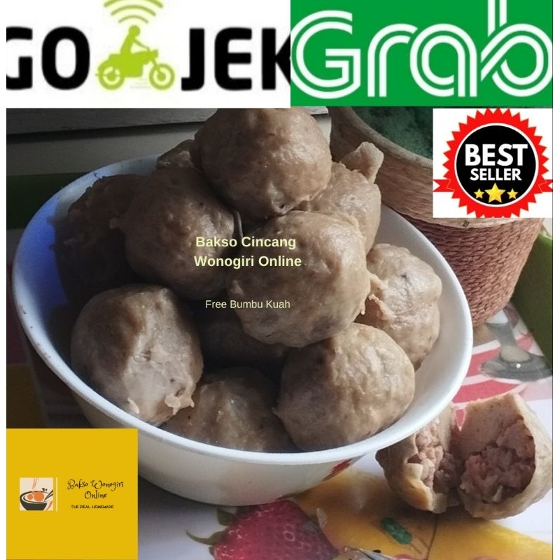 

Bakso Sapi Urat Daging Cincang isi 15pcs Enak / Bakso Cincang Homemade Enak / Jual Bakso Cincang