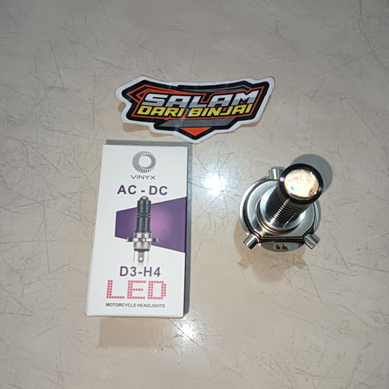 BOHLAM LAMPU DEPAN LED H4 LASER VIXION OLD VIXION NEW LED LASER PUTIH KUNING PUTIH PUTIH