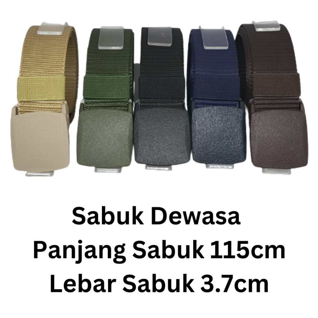 Sabuk Ikat Pinggang Anak TK dan Remaja Bahan Canvas Berkualitas Anti Xray Model Jepit Harga Murah Terjangkau