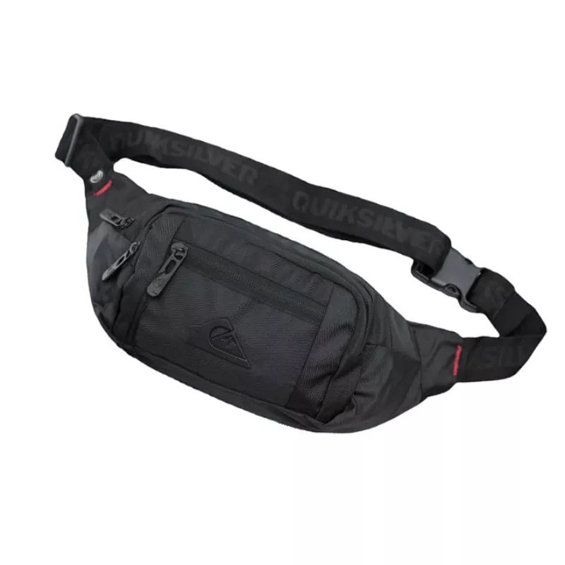 TAS QUICKSILVER TAS SELEMPANG QUICKSILVER WAISTBAG QUICKSILVER TAS PINGGANG QUIKSILVER SUPER PREMIUM LOGO BESI