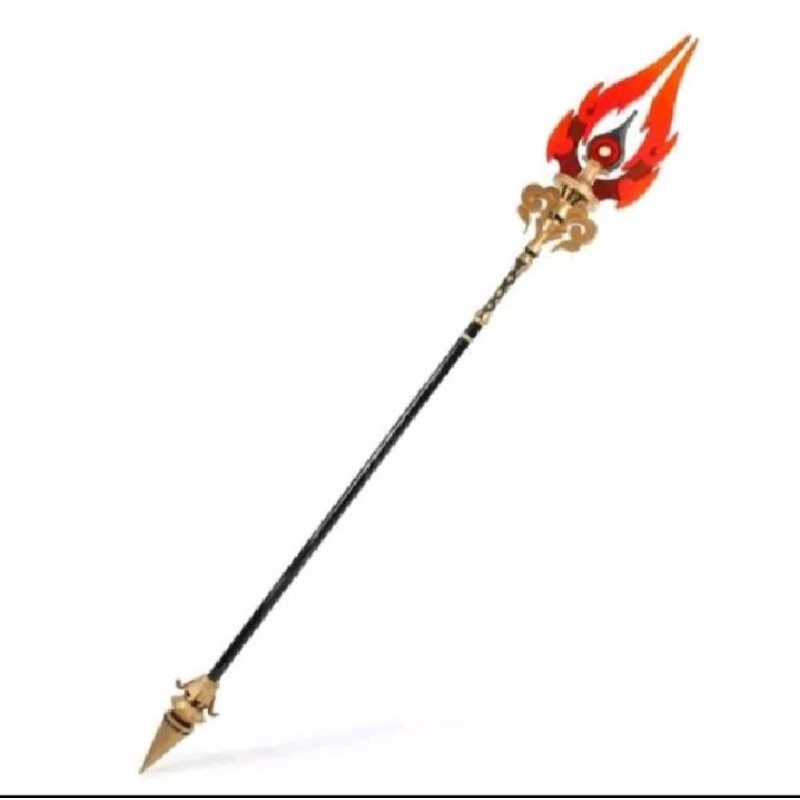 replika cosplay staff of Homa genshin inpact anime manga