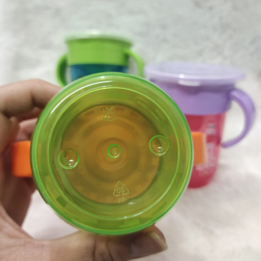 Sippy Cup 360 derajat Botol Susu 360  dengan Gagang BPA FREE