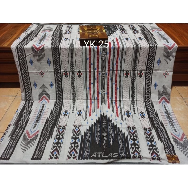 SARUNG ATLAS YAQUT KEMBANG MOTIF PRINT