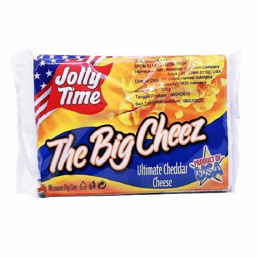 

jagung pop corn jolly time ultimate cheddar the big cheez 100
