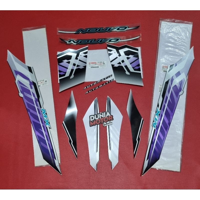 Striping nouvo z original yamaha sticker nouvo z list body nouvo z strip body sticker nouvo z ori