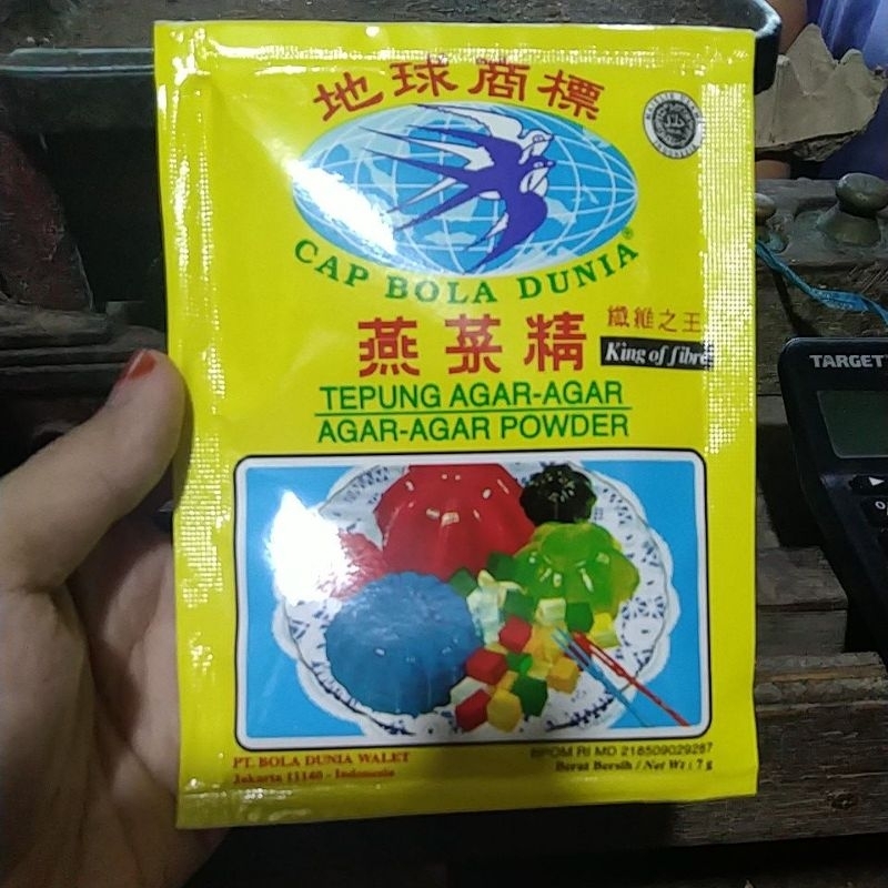 

Agar agar cap bola dunia