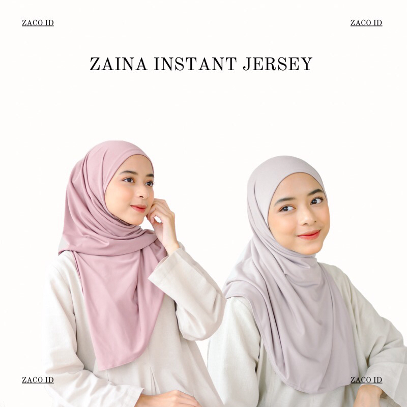 (READY STOCK) ZAINA INSTANT SMALL JERSEY ZACO ID OFFICIAL ORIGINAL