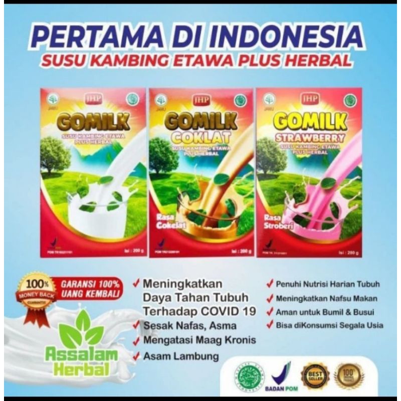 

Gomilk Susu Kambing Etawa plus Herbal 200gr