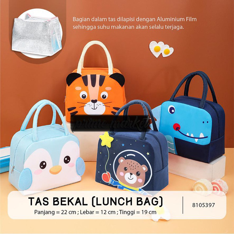 Tas Bekal Makanan / Tempat Bekal Makan Karakter Lucu Cute