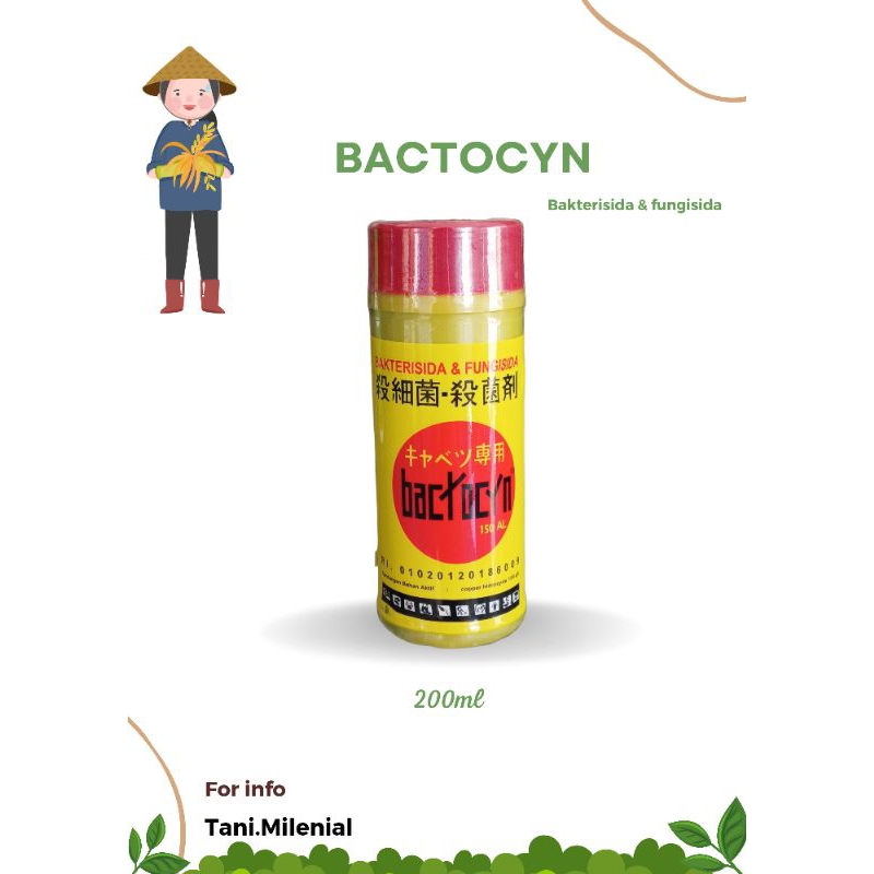 BACTOCYN 200ML/ FUNGISIDA & BAKTERISIDA