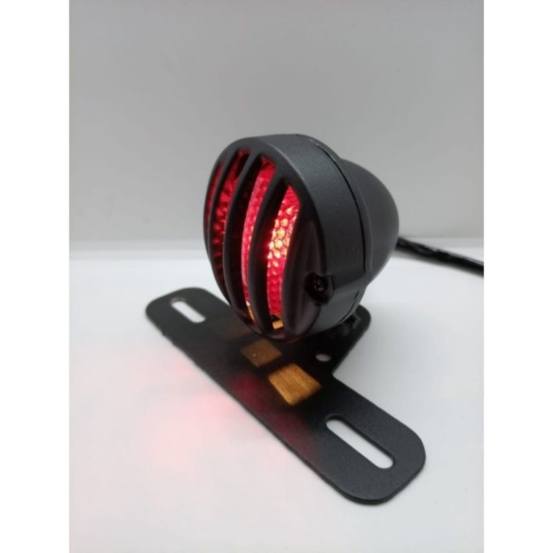 Lampu belakang Bulat MOS Motor custom Klasik For Universal Motor