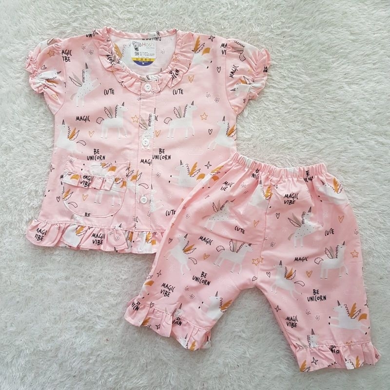 Baju Bayi Piyama Katun Hoshi set