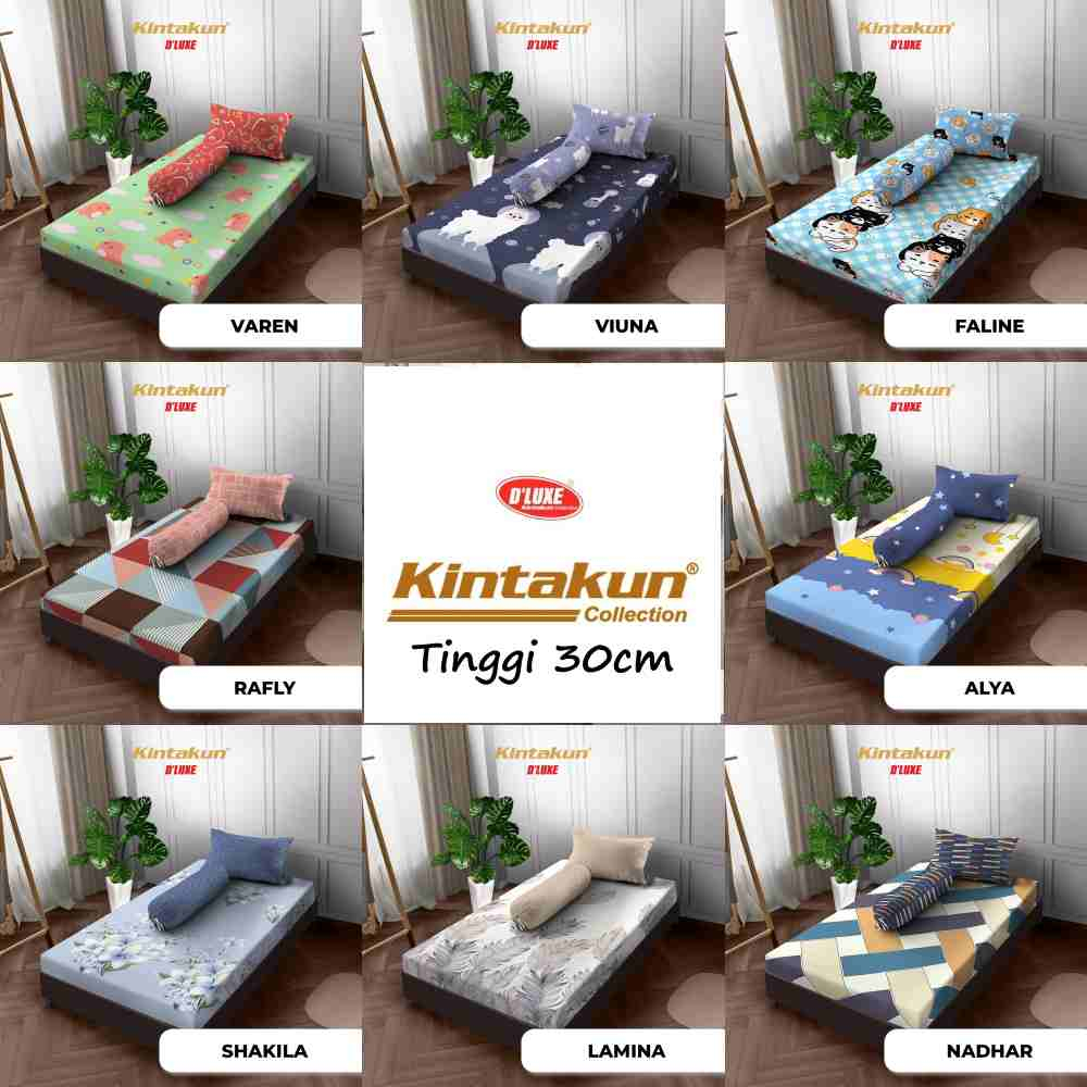 Kintakun Dluxe - Sprei Single T30 (120x200) tinggi 30 Terlaris pilihan B