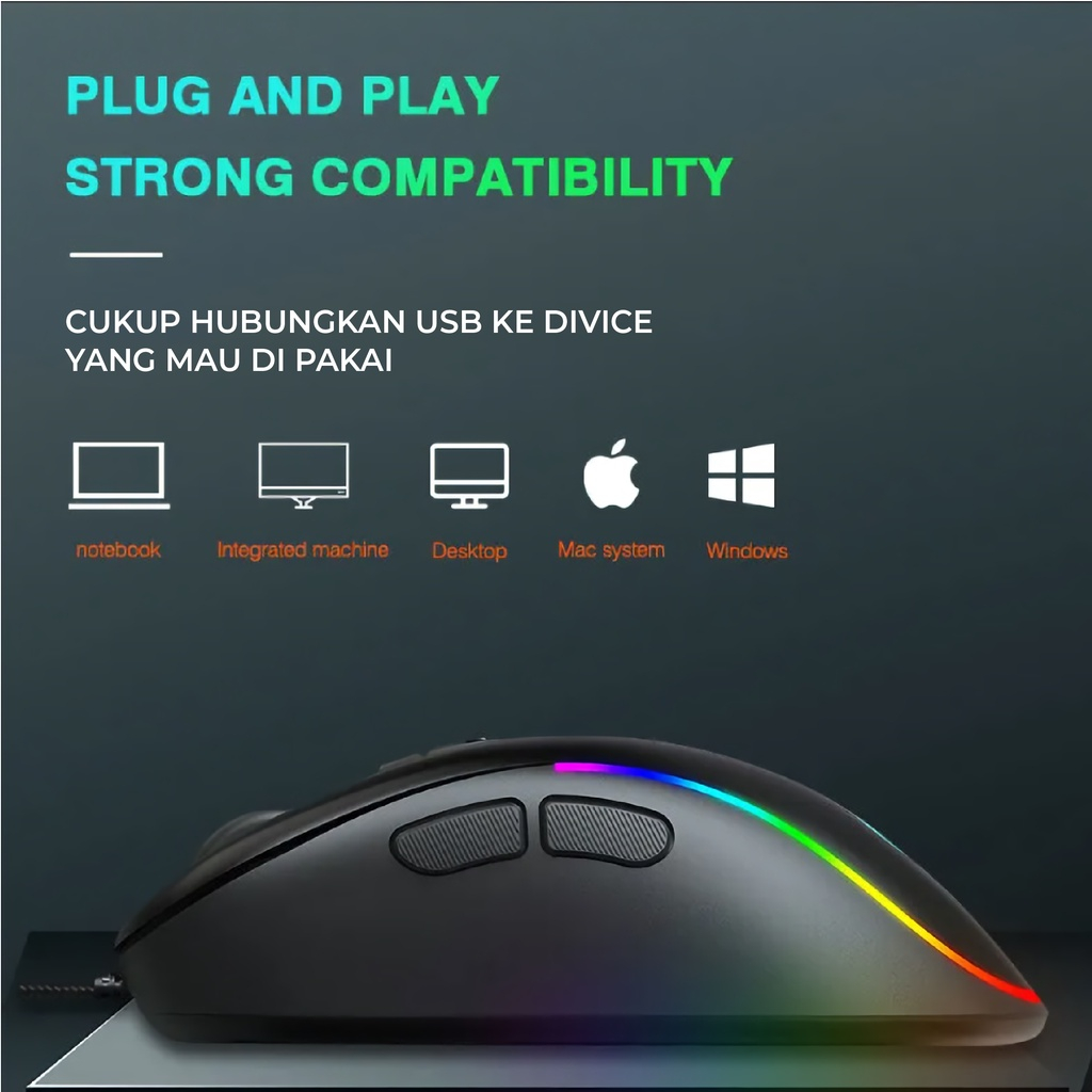 Mouse Gaming XP13 Sword 6 Buttons RGB Chroma Illumination - XOBOX