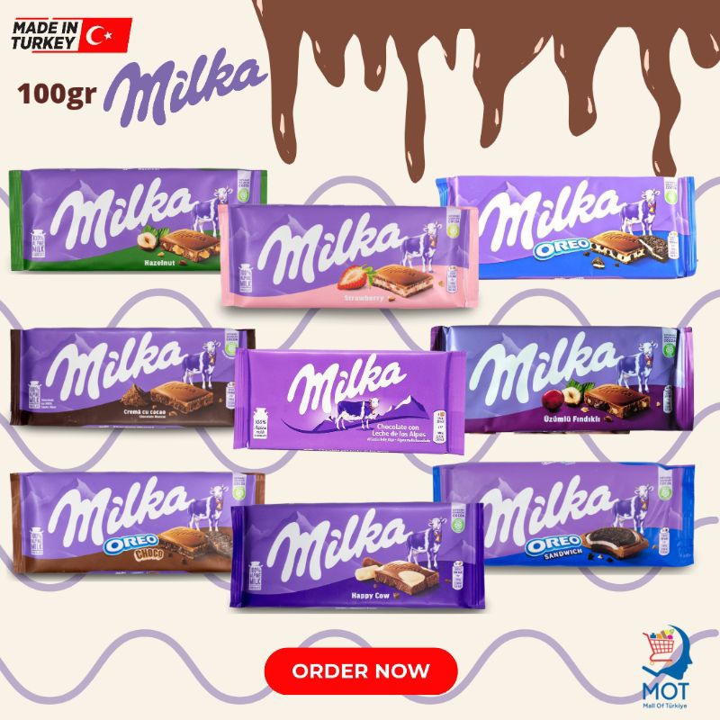 

Cokelat Milka Turki - Milka Chocolate Import Original 100% Turkiye