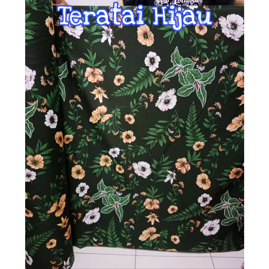 [PART 2] Daun 1/2 meter Kain Katun Disperse Grade A polimikro untuk Sprei Gorden microtex