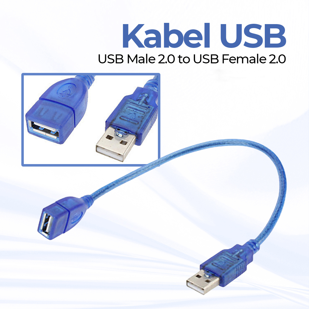 Robotsky Kabel USB Extension Cable 2.0 AM AF 30 cm - A13