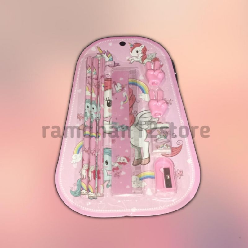 

Set alat tulis/ Oval set stationary / Alat tulis anak