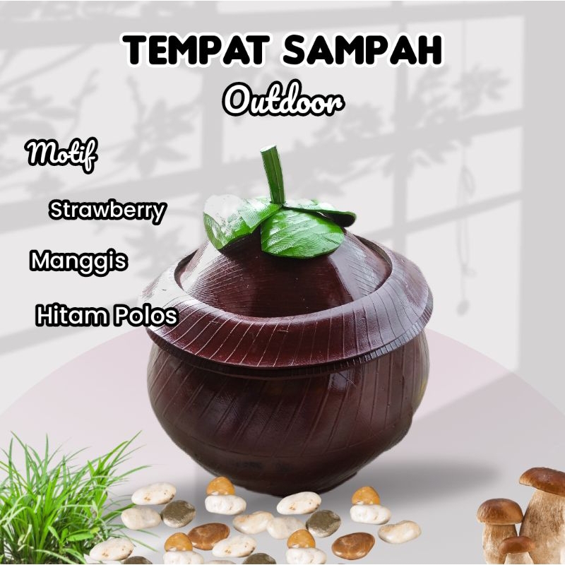 Tempat sampah ban/bak sampah ban karet karakter