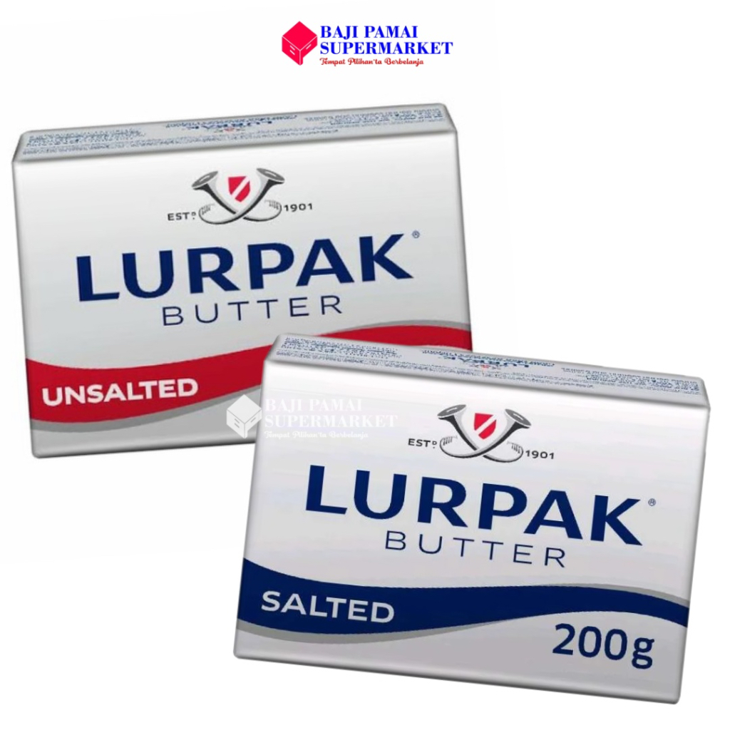 

Lurpak Butter 200gr Salted / Unsalted