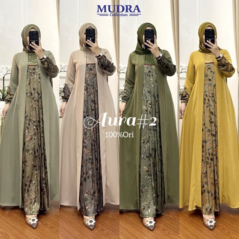 AURA #2 DRESS GAMIS ARMANI SILK CERUTY BABYDOLL ORI MUDRA