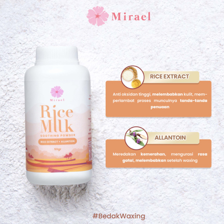 MIRAEL Soothing Rice Milk Waxing Powder 50g