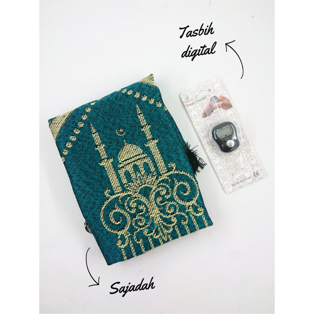 PAKET SOUVENIR B OLEH OLEH - Tasbih Digital dan Sajadah