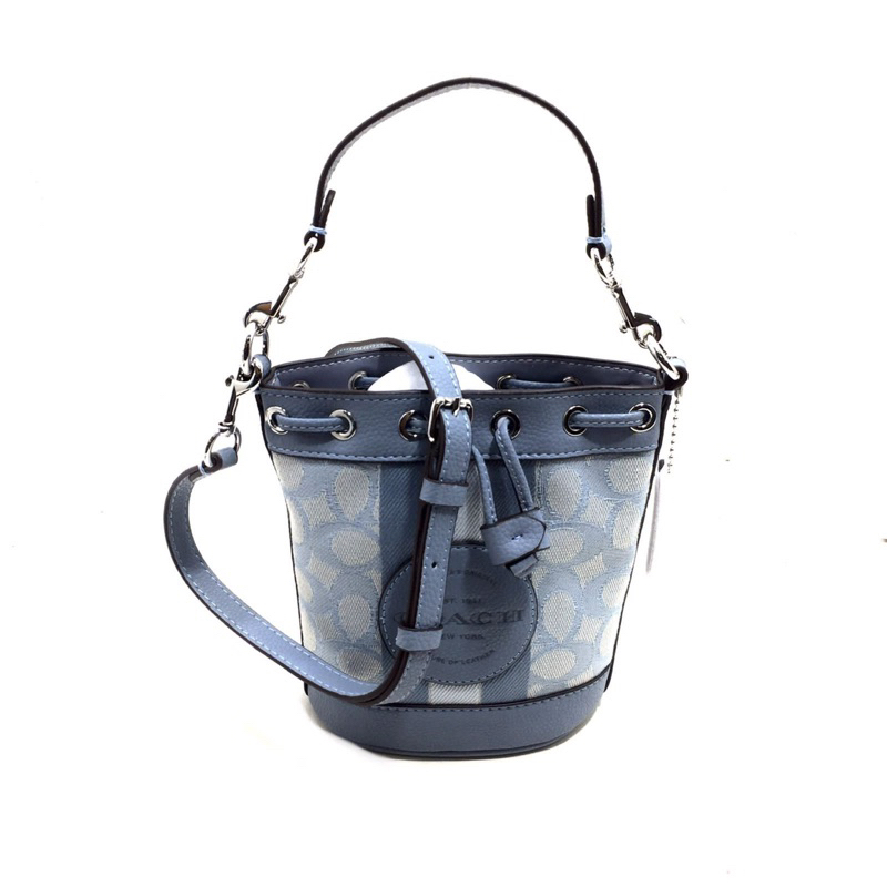 PREMIUM 100%TAS COACH DEMPSEY DRAWSTRING MINI BUCKET BAG