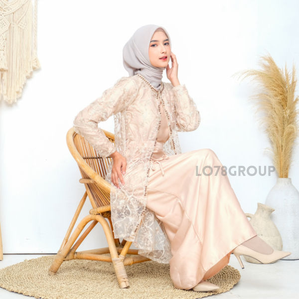 GAMIS AGHNIA|[NEW ARRIVAL] GAMIS AGNIA VELVET SATIN SILK DRESS 3 IN 1 DRESS MAXI SERUT SATIN | AGHNI