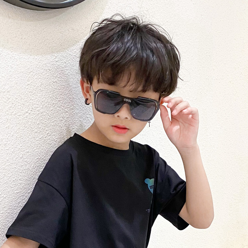 COD❤️Kacamata Hitam Anak Cowok Cewek Fashion Pelindung UV Untuk Laki laki Korean Sunglasses