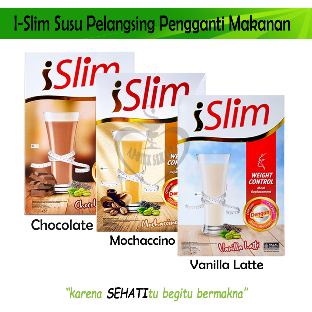I-Slim Weight Control Susu Diet Pelansing Badan Pengganti Makanan