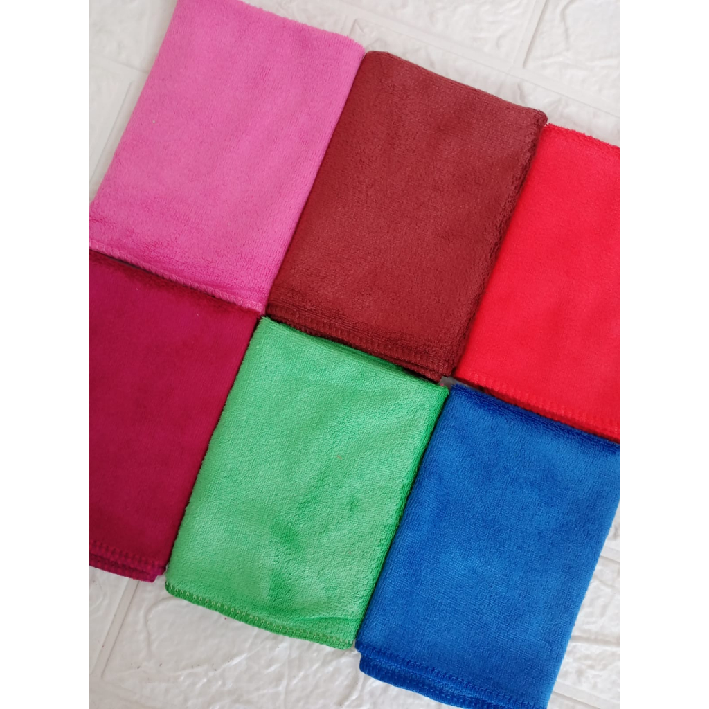 SAPU TANGAN HANDUK MICROFIBER 30 X 30 CM NEW OWNER