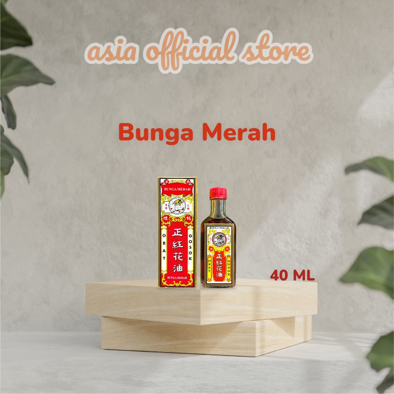 Obat Gosok Bunga Merah Red Flower Oil 40 ML