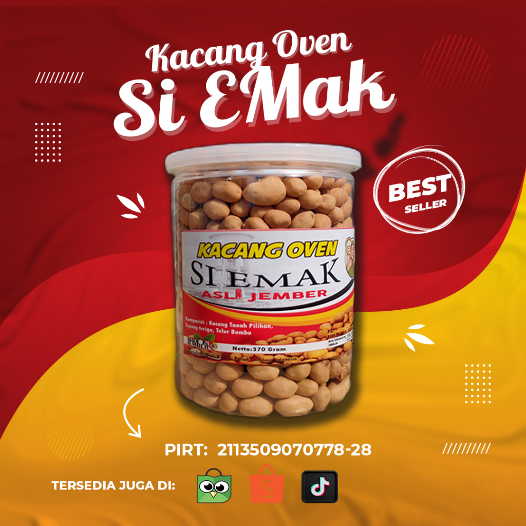 kacang oven si emak asli jember