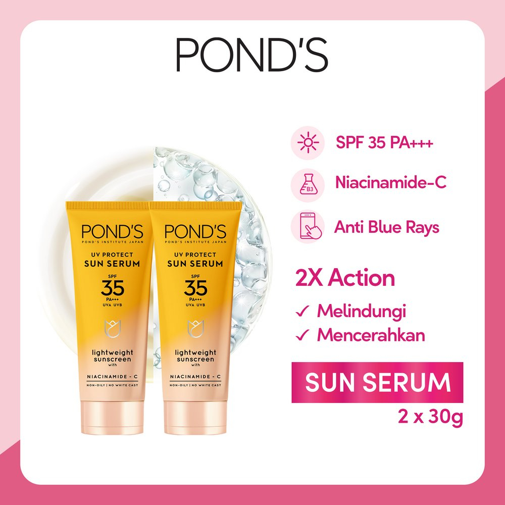Pond's Sun Serum SPF35+ PA+++ 30g Twinpack