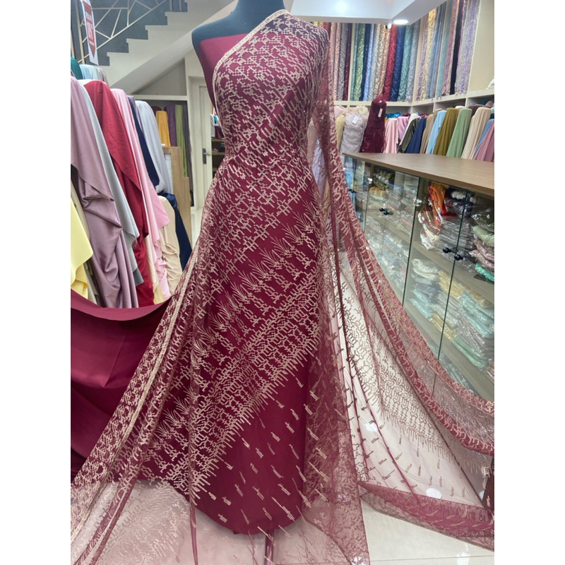 brokat tulle motif sapto/ brokat sapto