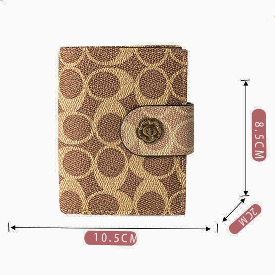 DOMPET KARTU WANITA SLOT KARTU ATM KOIN CARD HOLDER MINI PREMIUM KOREA BRANDED KEKINIAN REMAJA MURAH KECIL IMPORT KULIT CLARANA WA728B7 CEWEK LUCU TERBARU SIMPLE BATAM COKLAT