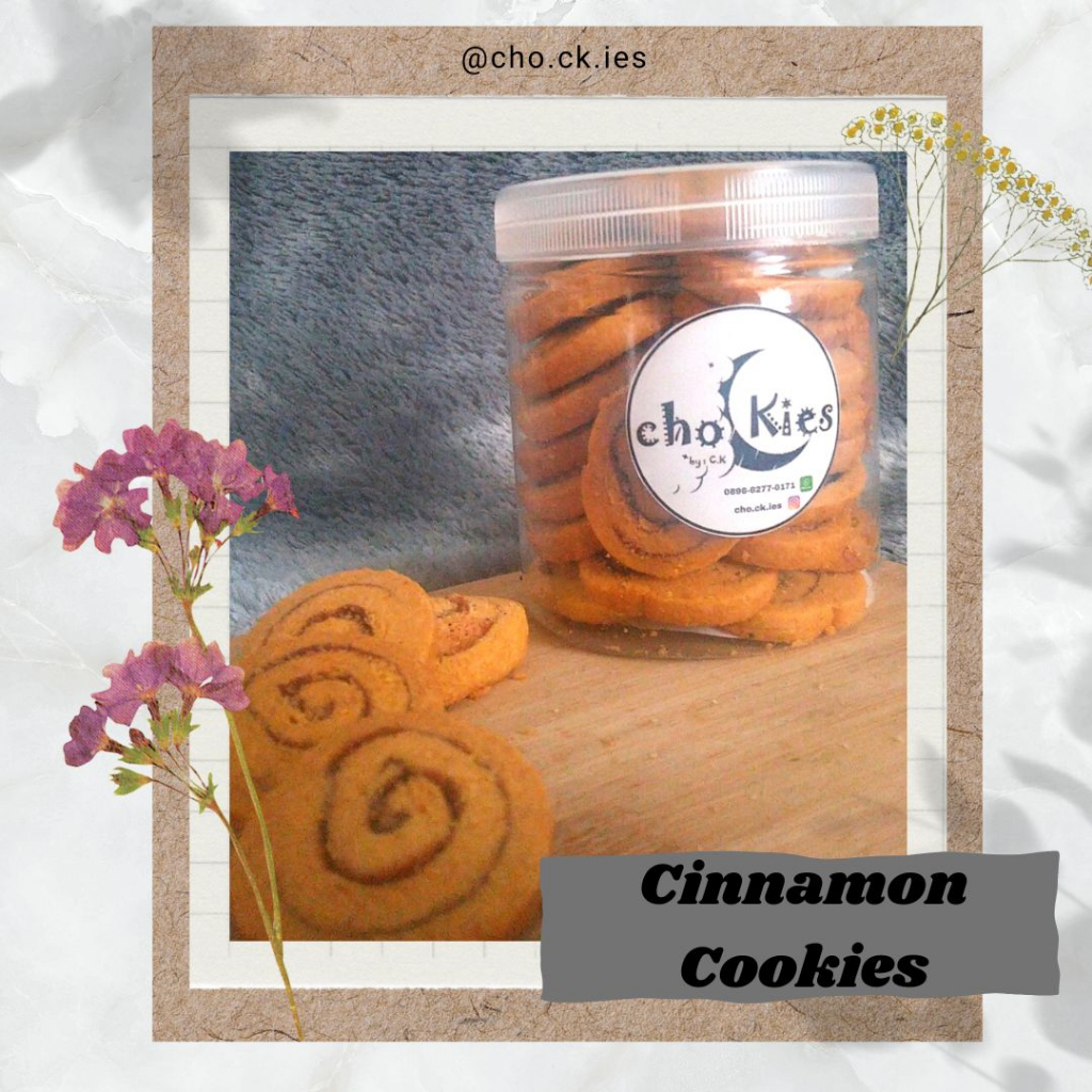 

Cinnamon Cookies (Kue kering Kayu Manis) 270gr