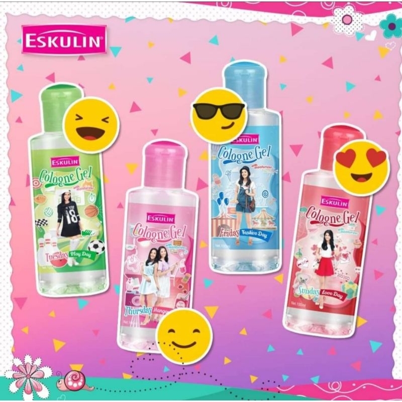 Eskulin Cologne Gel 100ml (Harga Promo &amp; glosiran)