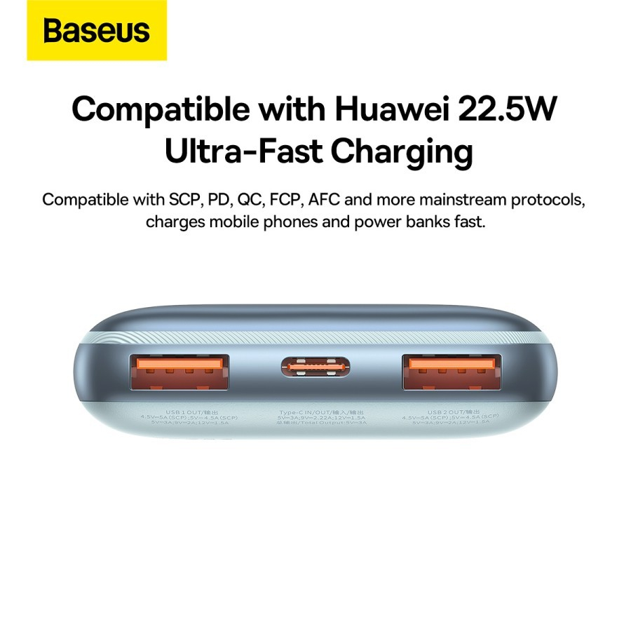 Baseus Original Powerbank Bipow Pro Digital Display 10000mAh 3A 20W 3A Fast Charging Quick Charge PD Power Delivery Ori Bank 20 Watt Iphone 12 13 Pro