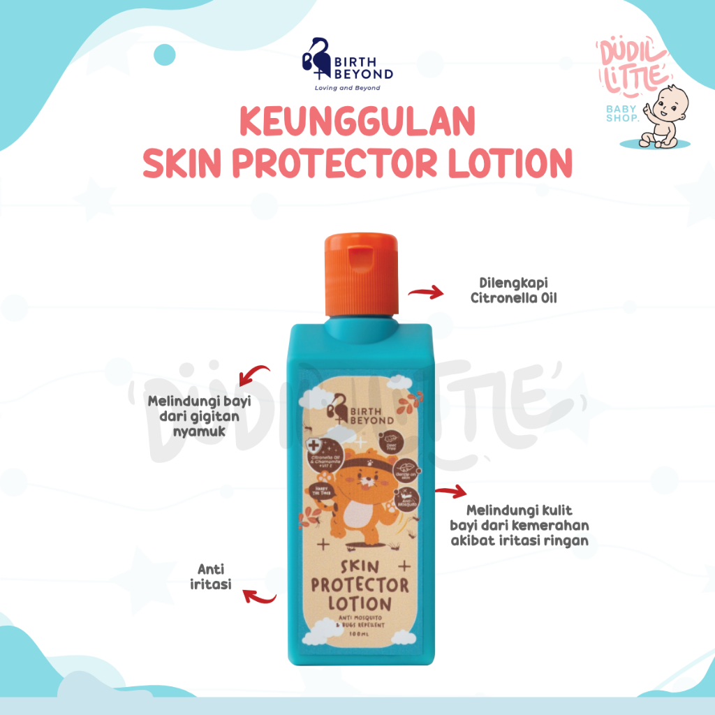 Birth Beyond Skin Protector Lotion dengan minyak sereh Anti nyamuk 100 ML