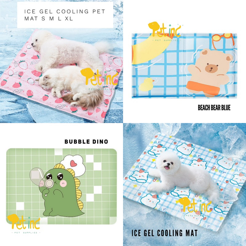 Ice gel cooling pet mat S M L XL