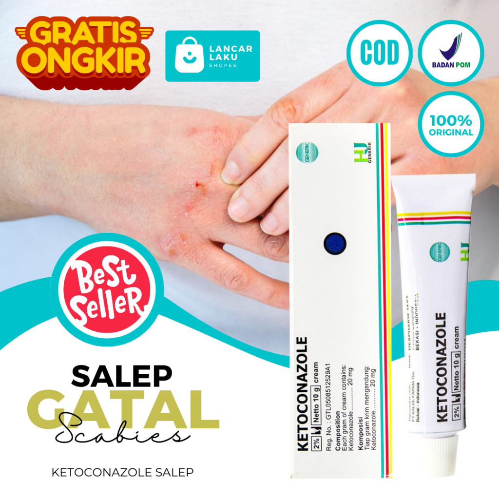 Ketoconazole Obat Gatal Kulit Paling Ampuh Luar Dan Dalam - Salep Kutu Air Untuk Kaki Dan Tangan Pal